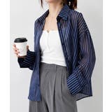 レディース UV対策冷房対策長袖シャツ透け感 夏服ブラウス | SUNSHINE CLOSET | 詳細画像15 