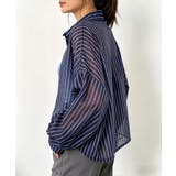 レディース UV対策冷房対策長袖シャツ透け感 夏服ブラウス | SUNSHINE CLOSET | 詳細画像17 