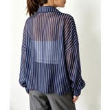 レディース UV対策冷房対策長袖シャツ透け感 夏服ブラウス | SUNSHINE CLOSET | 詳細画像18 