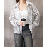 レディース UV対策冷房対策長袖シャツ透け感 夏服ブラウス | SUNSHINE CLOSET | 詳細画像20 