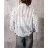 レディース UV対策冷房対策長袖シャツ透け感 夏服ブラウス | SUNSHINE CLOSET | 詳細画像22 