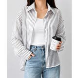 レディース UV対策冷房対策長袖シャツ透け感 夏服ブラウス | SUNSHINE CLOSET | 詳細画像3 