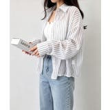 レディース UV対策冷房対策長袖シャツ透け感 夏服ブラウス | SUNSHINE CLOSET | 詳細画像4 
