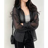 レディース UV対策冷房対策長袖シャツ透け感 夏服ブラウス | SUNSHINE CLOSET | 詳細画像7 