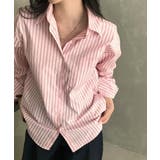 オーバーサイズ ストライプシャツ 大人可愛い羽織り春夏 | SUNSHINE CLOSET | 詳細画像11