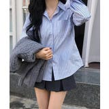 オーバーサイズ ストライプシャツ 大人可愛い羽織り春夏 | SUNSHINE CLOSET | 詳細画像2