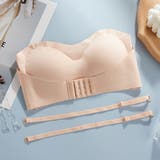 ストラップレスブラ シームレス 盛りブラ | ANGELCLOSET | 詳細画像1