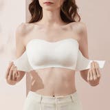 ストラップレスブラ シームレス 盛りブラ | ANGELCLOSET | 詳細画像8