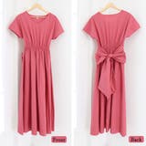 マキシワンピース フレンチ袖ロングワンピ | SUNSHINE CLOSET | 詳細画像3