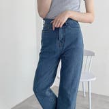 デニムワイドパンツハイウエストレディース | ANGELCLOSET | 詳細画像17