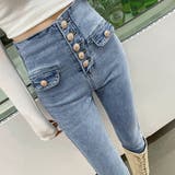 スキニーパンツ レディース ハイウエスト | ANGELCLOSET | 詳細画像1