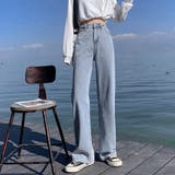 ストレートデニムパンツ レディース 美脚 | SUNSHINE CLOSET | 詳細画像15