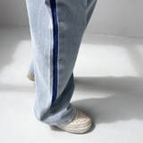 配色ストレートデニムパンツ ハイウエスト | SUNSHINE CLOSET | 詳細画像11 