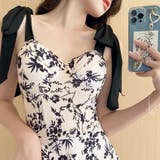 レディースワンピース水着 体型カバー花柄 | SUNSHINE CLOSET | 詳細画像4