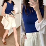 リブニット タンクトップ レディース春夏 | ANGELCLOSET | 詳細画像11