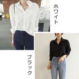 シフォンブラウス 長袖 レディース | ANGELCLOSET | 詳細画像2