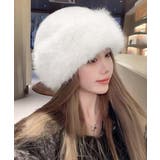 ふわふわファーハット暖かいバケットハット | SUNSHINE CLOSET | 詳細画像1 