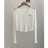 サマーニットカーディガン 花モチーフ付き | SUNSHINE CLOSET | 詳細画像24 