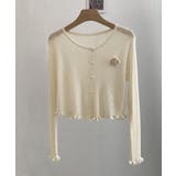 サマーニットカーディガン 花モチーフ付き | SUNSHINE CLOSET | 詳細画像25 