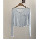 サマーニットカーディガン 花モチーフ付き | SUNSHINE CLOSET | 詳細画像26 