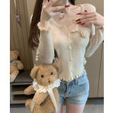 サマーニットカーディガン 花モチーフ付き | SUNSHINE CLOSET | 詳細画像9 