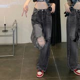 ダメージジーンズ レディースデニムパンツ | ANGELCLOSET | 詳細画像5