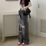 ダメージジーンズ レディースデニムパンツ | ANGELCLOSET | 詳細画像6