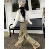 タックワイドデニムパンツレディース韓国風 | SUNSHINE CLOSET | 詳細画像17 