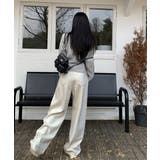 タックワイドデニムパンツレディース韓国風 | SUNSHINE CLOSET | 詳細画像22 