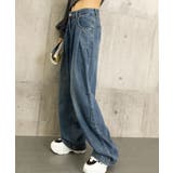 タックワイドデニムパンツレディース韓国風 | SUNSHINE CLOSET | 詳細画像27 