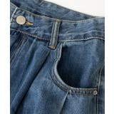 タックワイドデニムパンツレディース韓国風 | SUNSHINE CLOSET | 詳細画像33 