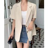 半袖テーラードジャケット レディース夏服 | SUNSHINE CLOSET | 詳細画像1 