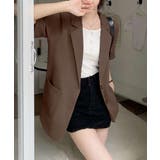半袖テーラードジャケット レディース夏服 | SUNSHINE CLOSET | 詳細画像13 