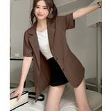 半袖テーラードジャケット レディース夏服 | SUNSHINE CLOSET | 詳細画像14 