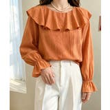 前後2WAYきれいめシアートップスおしゃれ 韓国風フリルブラウスレディース長袖と… | SUNSHINE CLOSET | 詳細画像17