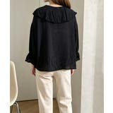 前後2WAYきれいめシアートップスおしゃれ 韓国風フリルブラウスレディース長袖と… | SUNSHINE CLOSET | 詳細画像23