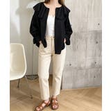 前後2WAYきれいめシアートップスおしゃれ 韓国風フリルブラウスレディース長袖と… | SUNSHINE CLOSET | 詳細画像24