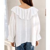 前後2WAYきれいめシアートップスおしゃれ 韓国風フリルブラウスレディース長袖と… | SUNSHINE CLOSET | 詳細画像29