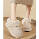 アンクルムートンブーツ厚底ファーシューズ | SUNSHINE CLOSET | 詳細画像1 