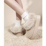 アンクルムートンブーツ厚底ファーシューズ | SUNSHINE CLOSET | 詳細画像3 