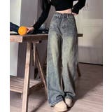 ヴィンテージデニムパンツ レディース韓国 | SUNSHINE CLOSET | 詳細画像1 