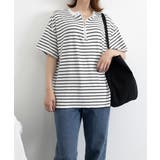 ボーダー柄tシャツ レディース 半袖夏服 | ANGELCLOSET | 詳細画像13
