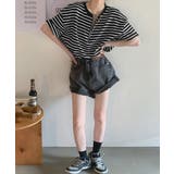 ボーダー柄tシャツ レディース 半袖夏服 | ANGELCLOSET | 詳細画像6