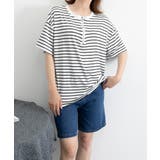 ボーダー柄tシャツ レディース 半袖夏服 | ANGELCLOSET | 詳細画像8