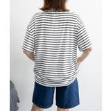 ボーダー柄tシャツ レディース 半袖夏服 | ANGELCLOSET | 詳細画像9