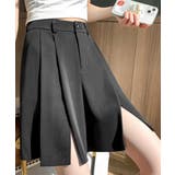 レディーススーツ風ショートパンツスリット | ANGELCLOSET | 詳細画像1