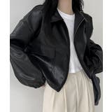 ダブルジップ ライダースジャケット韓国風 | SUNSHINE CLOSET | 詳細画像6