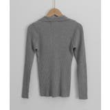 ポロニットトップス秋新作リブニット韓国風 | SUNSHINE CLOSET | 詳細画像22 