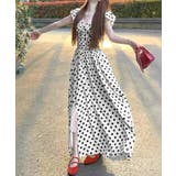 スリット フレアワンピースレディース ウエストマーク | SUNSHINE CLOSET | 詳細画像3 