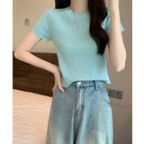 クルーネックニット レディース きれいめトップス | SUNSHINE CLOSET | 詳細画像12 